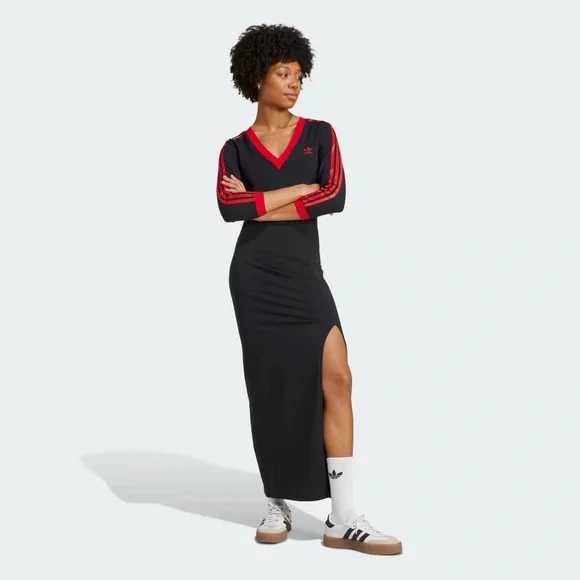 Adidas Black Dress with Red Accents - Picture 2 of 2